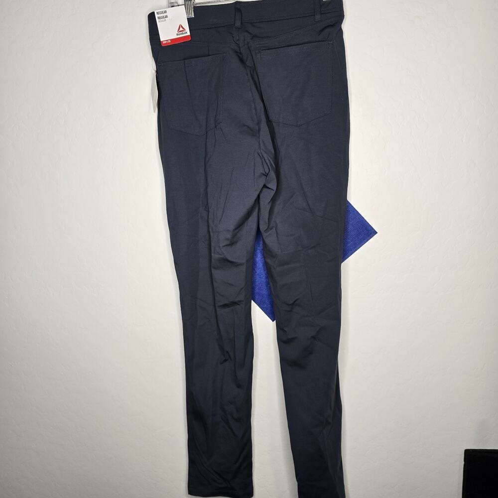 Reebok Tapered Pants NWT Men's Size 30x32 Navy Blue NEW - Picture 10 of 10